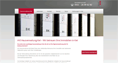 Desktop Screenshot of hausverwaltung-kiel.com