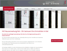 Tablet Screenshot of hausverwaltung-kiel.com